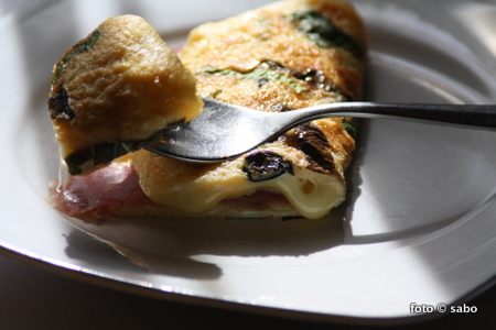 Omelette in allen möglichen Varianten