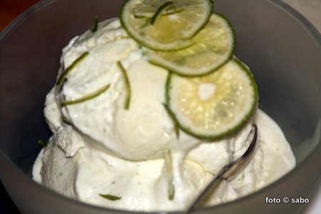 Limetten-Eis (Low Carb)