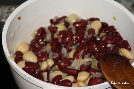Refried Beans und Loaded Nachos