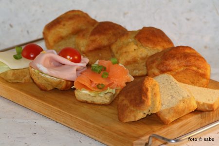 Kartoffelfaser-Leinmehl-Brötchen (Low Carb / Keto)