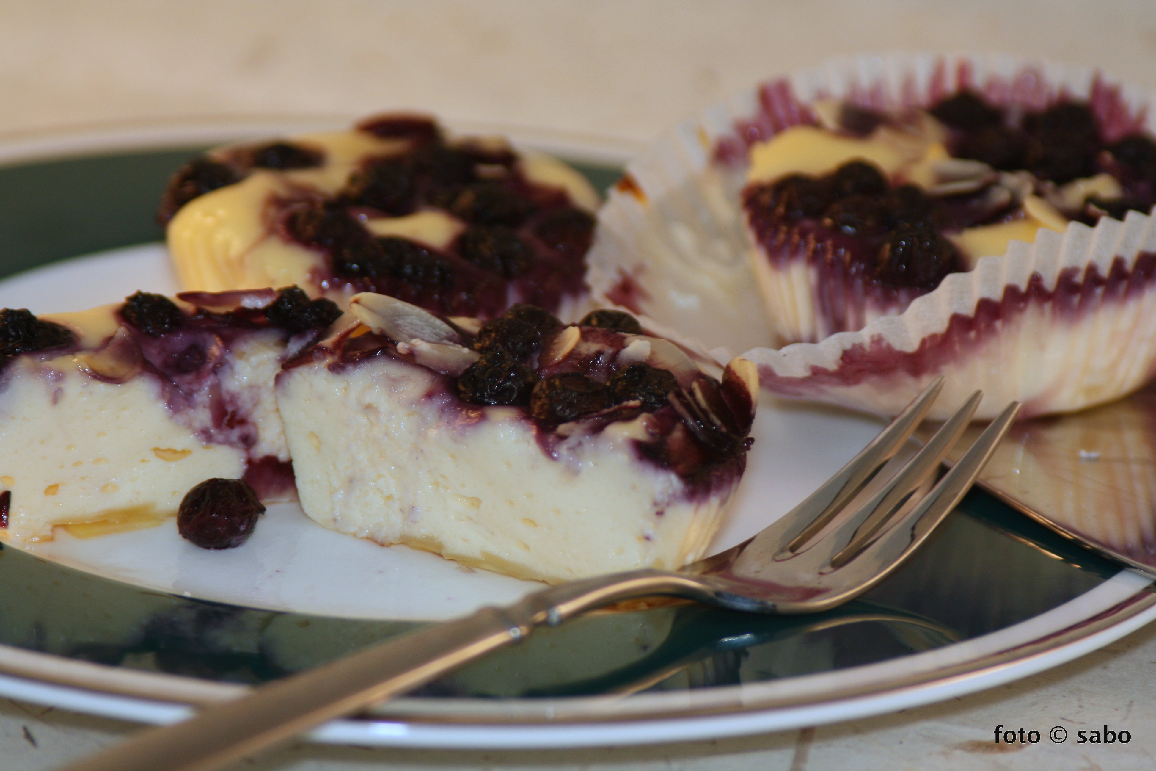 Blaubeer-Cheesecake-Muffins (Low Carb / Keto)