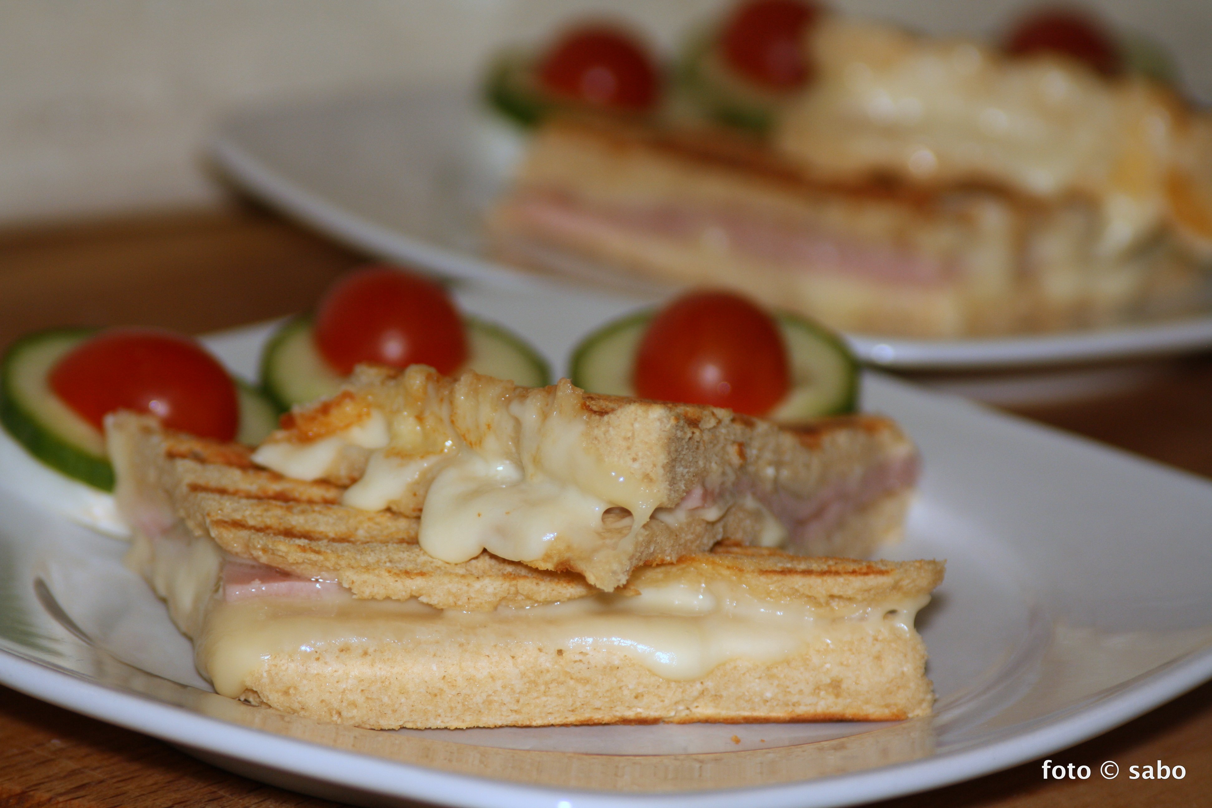Mikrowellen-Kartoffelfaser-Sandwich (Low Carb)