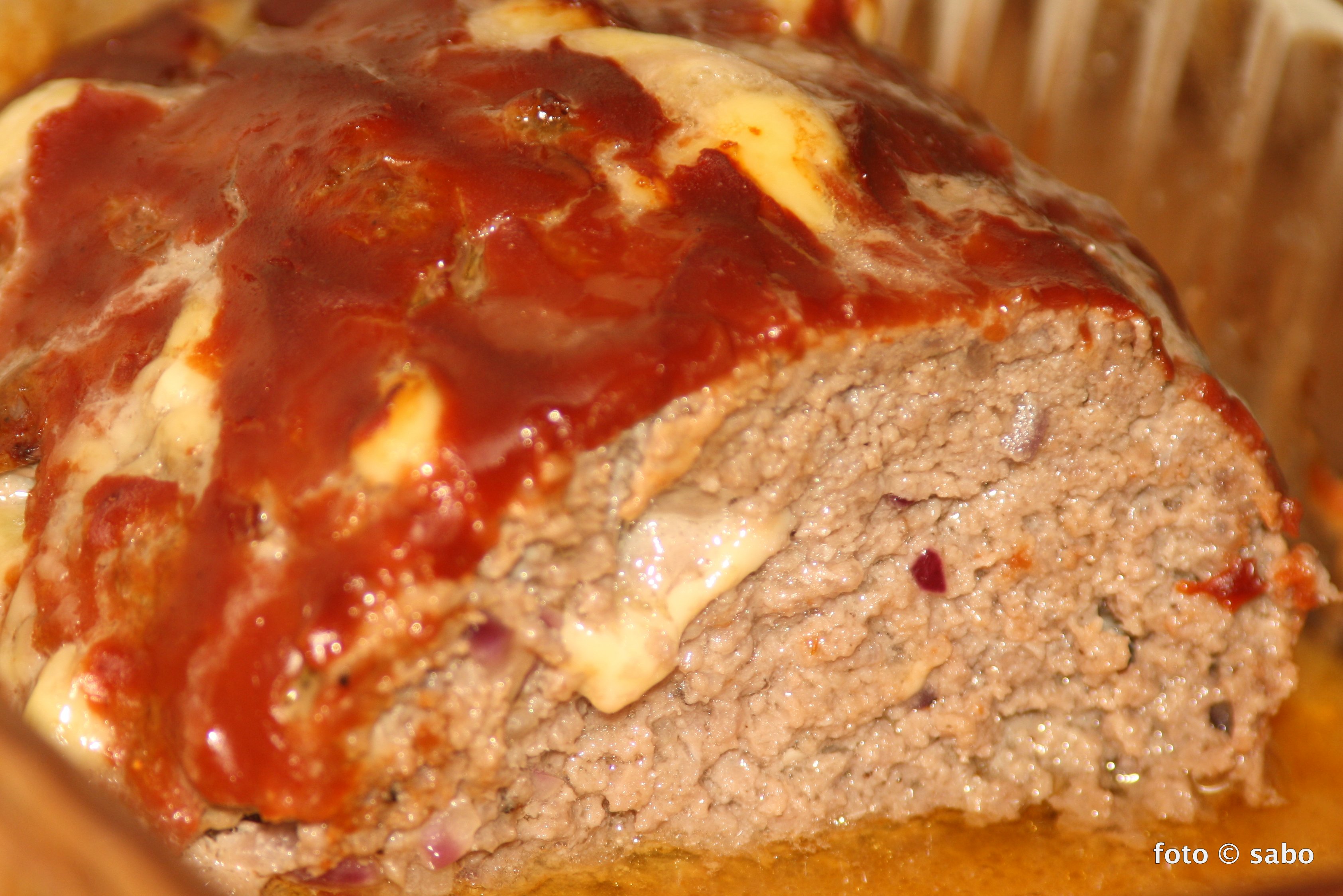 Cheeseburger-Hackbraten (Low Carb / Keto)