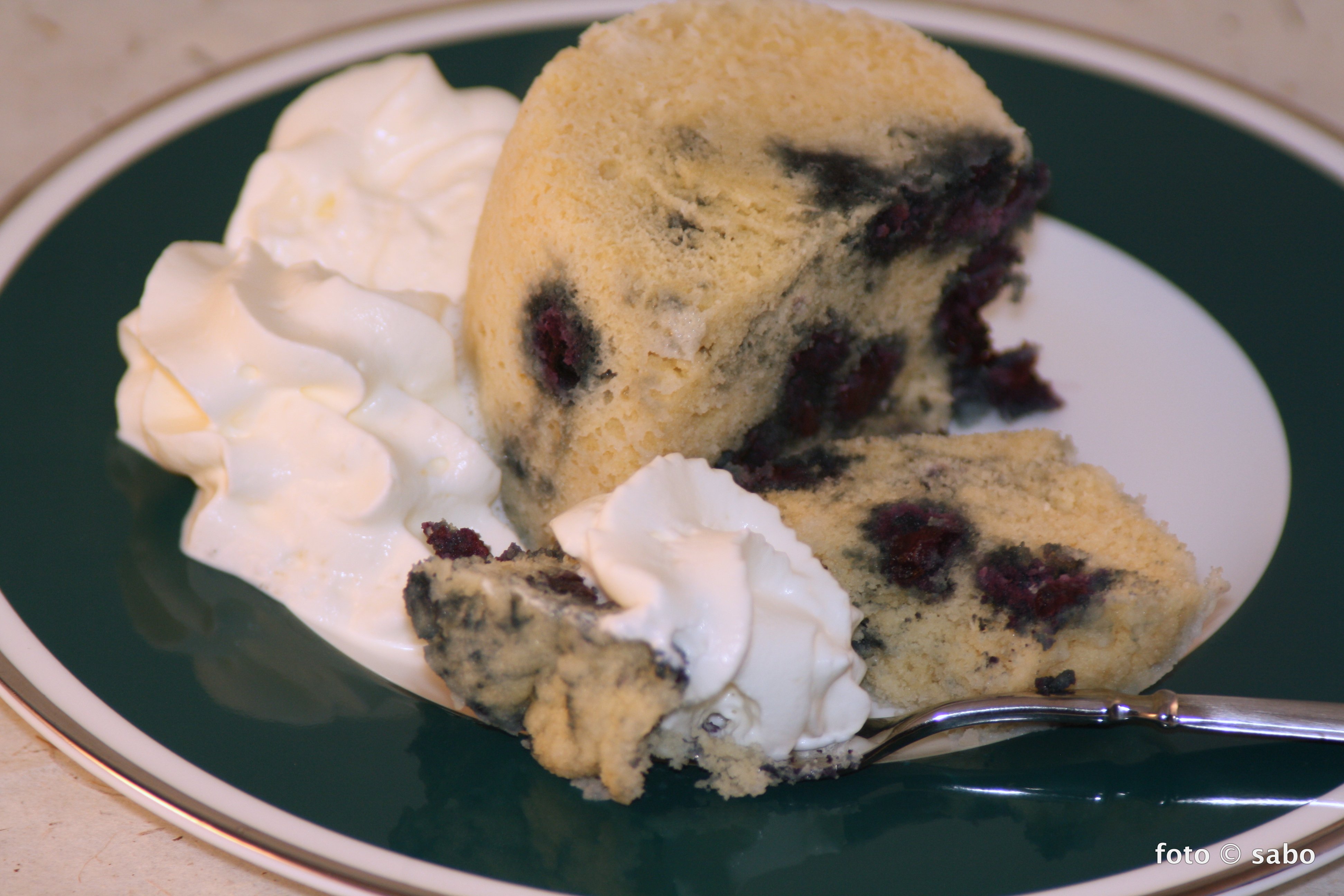 Blaubeer-Tassenkuchen -Mugcake- (Low Carb / Keto)