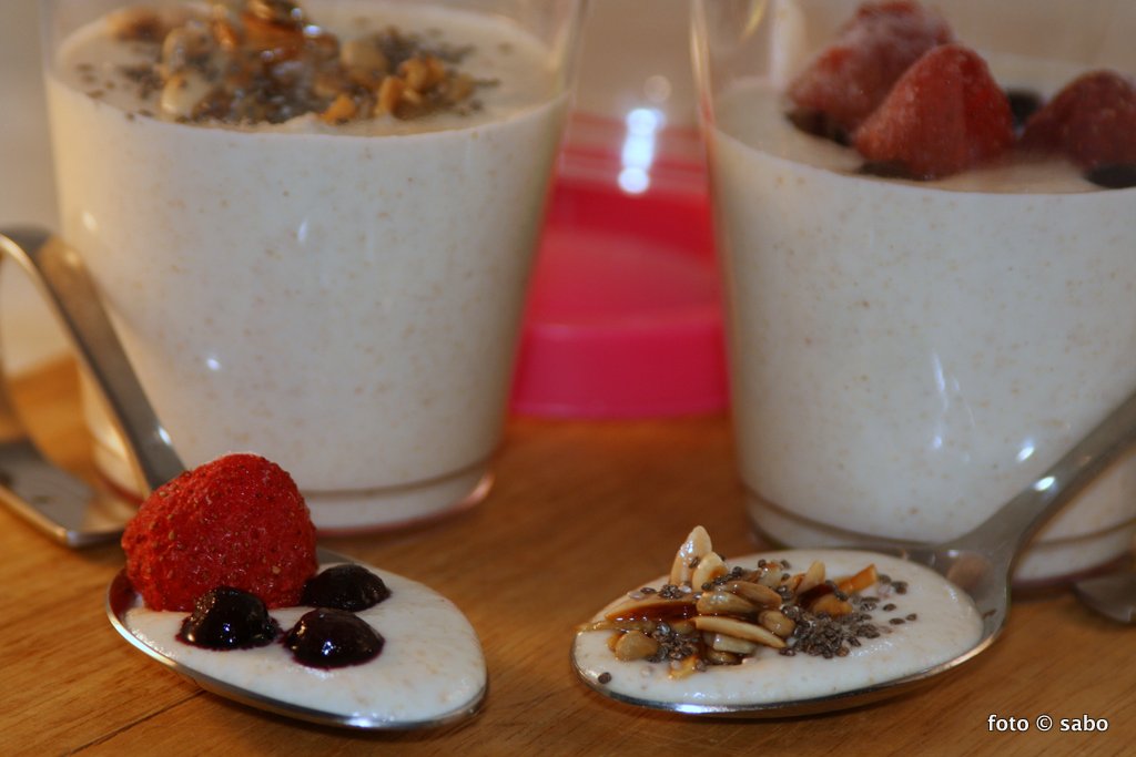 Mandelbrei zum Frühstück (Low Carb, Keto, milchfrei, vegetarisch)