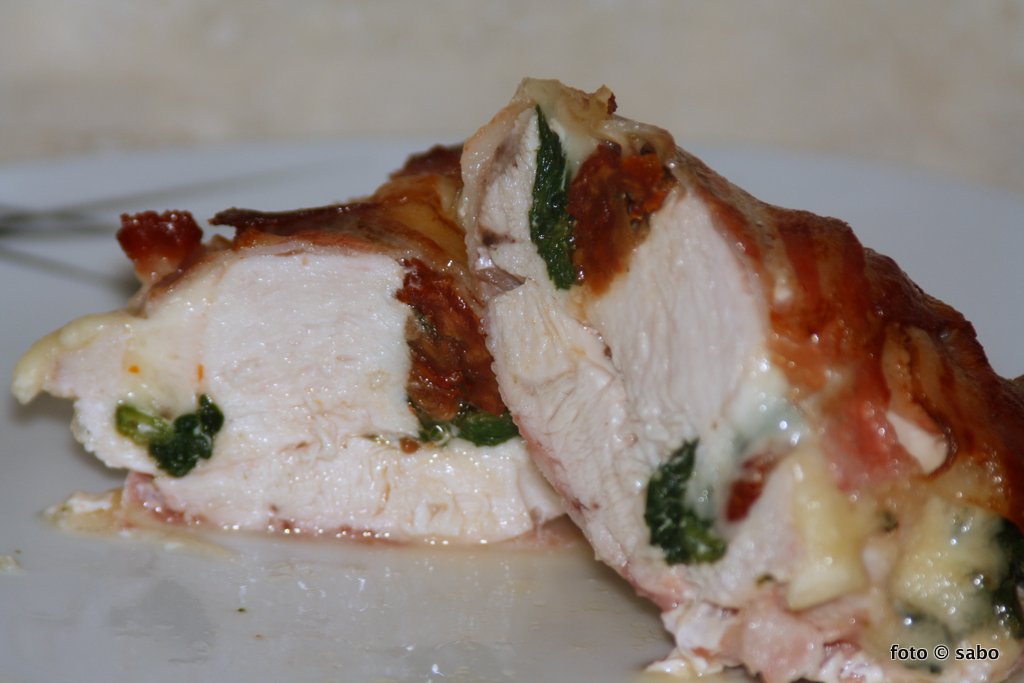 Bacon Wrapped Hassleback Chicken (Low Carb / Keto)