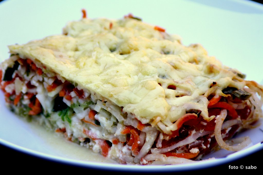 Gemüsenudel-Auflauf (Low Carb / Keto / Vegetarisch)