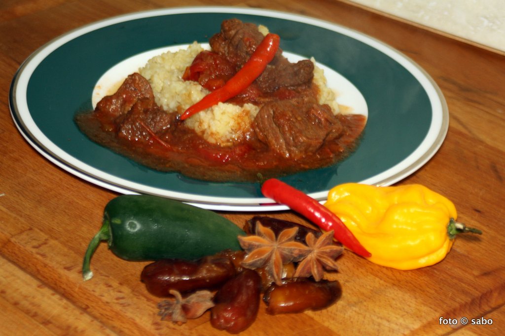 Orientalisches Rindergulasch aus dem Slow Cooker
