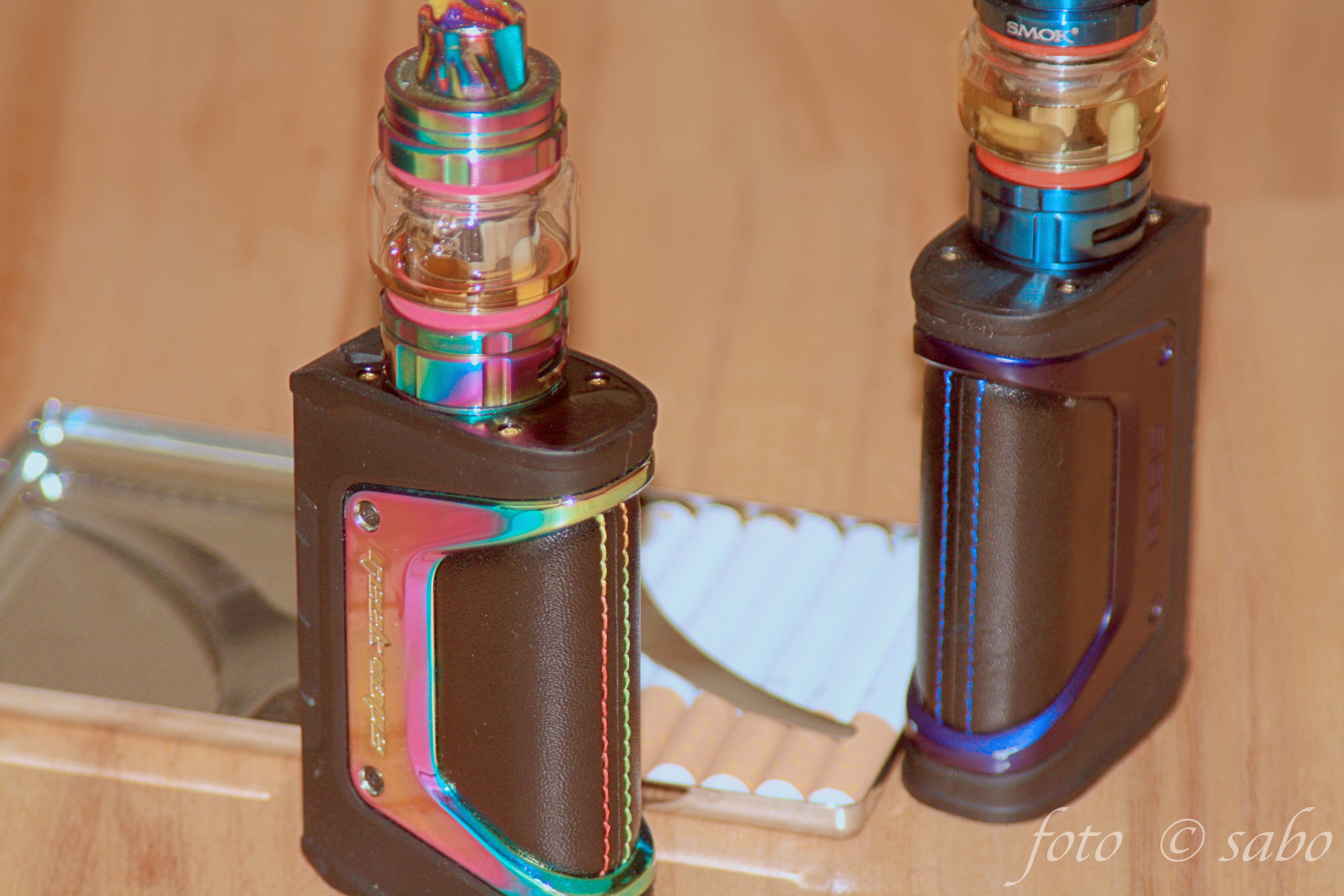 Vaporizer versus Zigarette 